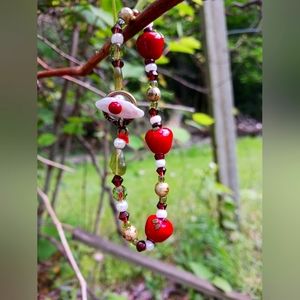 Apple Orchard - Upcycled Handmade Bracelet